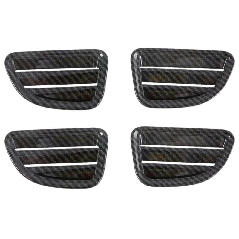 Feeuid 4 Stück für Sport Montero Sport 16-20 ABS Innenraum vorne oben Lufteinlass Abdeckung Trim von Feeuid