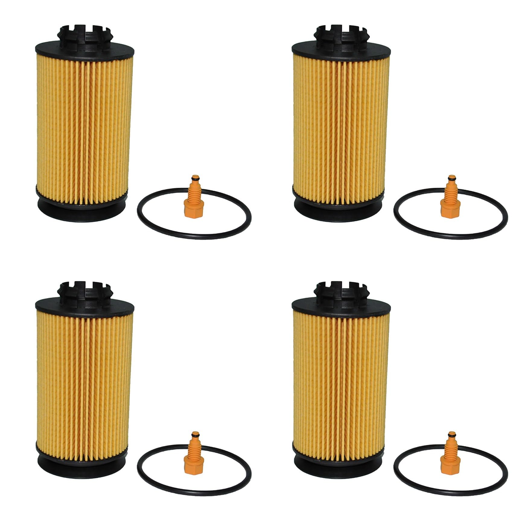 Feeuid 4 x QC000001 Ölfilter Kraftstofffilter Wasserabscheider Öl zur Trennung Ölfilter für Autos Feeuid 4 x QC000001 Ölfilter Kraftstofffilter Wasserabscheider Öl zur Trennung Ölfilter für Autos von Feeuid