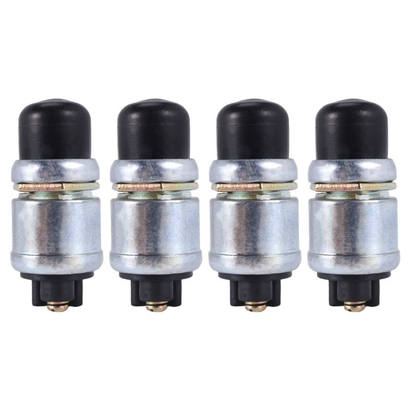 Feeuid 4X Motorstart-Druckknopf Hochleistungs-Momentanstartschalter 12 V DC Wetterfester Druckknopf-Startschalter (50 Ampere) von Feeuid