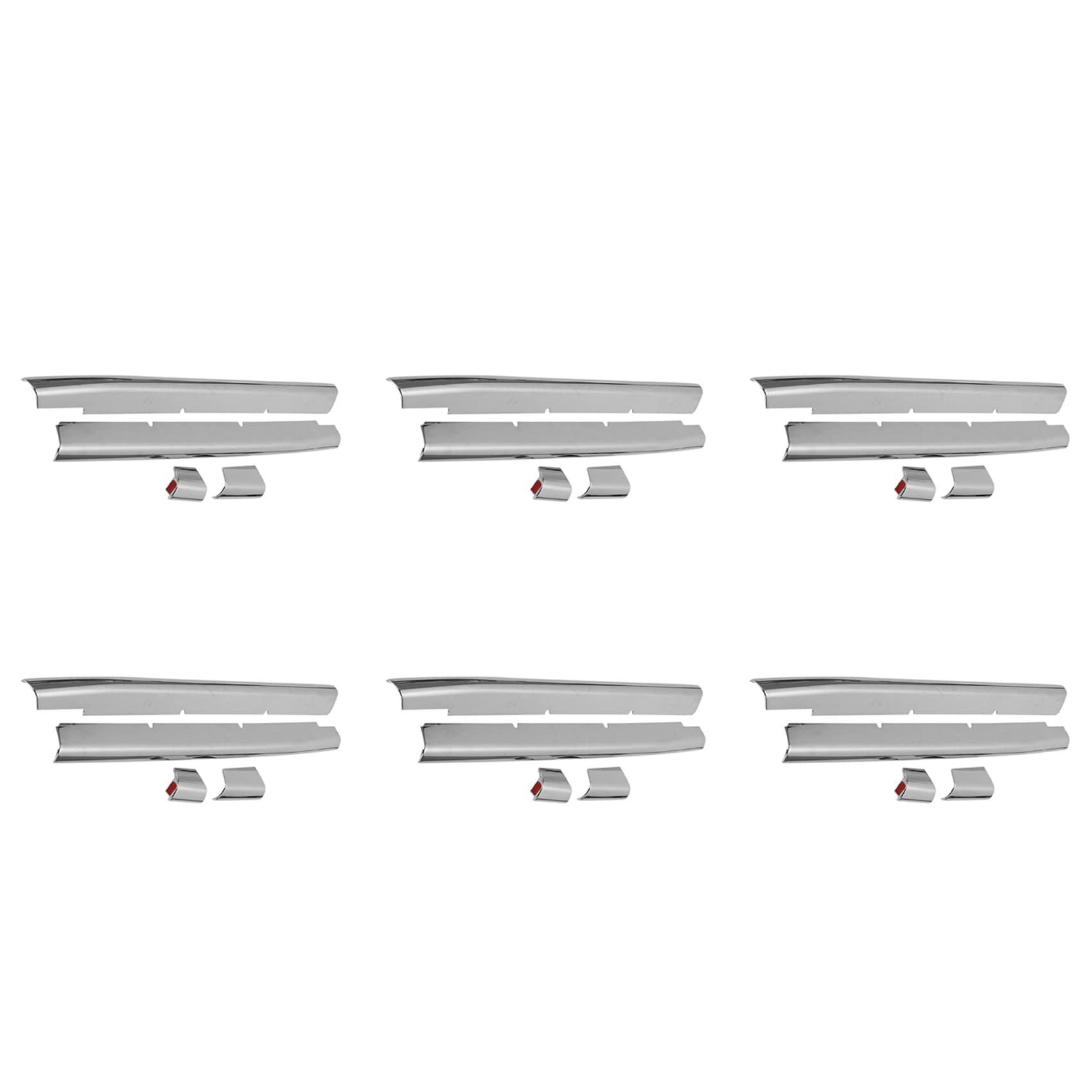 Feeuid 6X Auto Chrom Front Kühlergrill Zier Leiste Für Spacia Custom MK53S Feeuid 6X Auto Chrom Front Kühlergrill Zier Leiste Für Spacia Custom MK53S von Feeuid