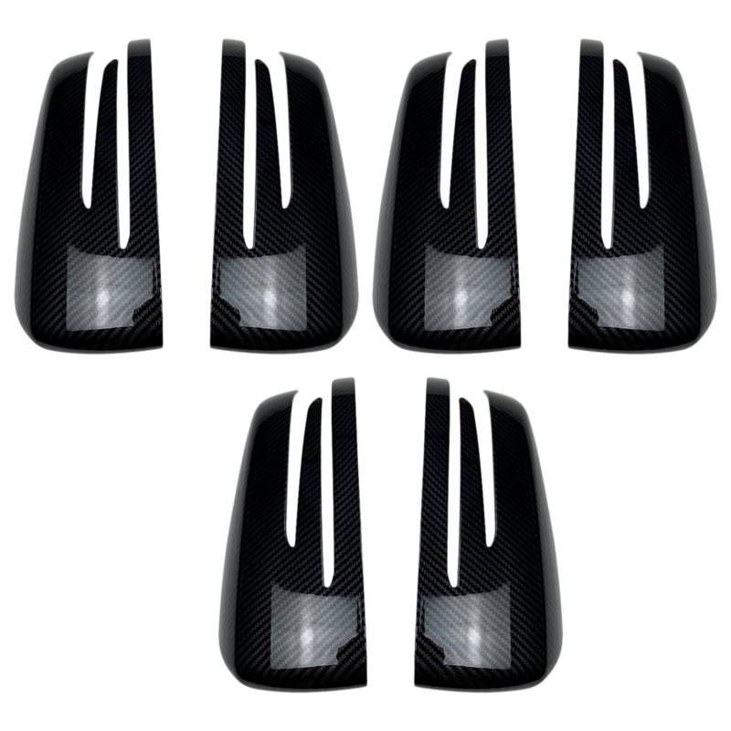 Feeuid 6X für EIN B CLA GLA CE W176 C117 X156 W204 W212 Hoch Kohle Faser ABS Seitliche Rück Verkleidung von Feeuid