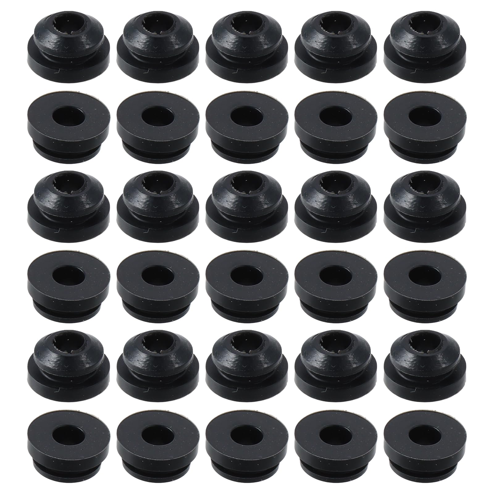 Fegat 30 Stück Topfträgergummis Gummidurchführungen, Gummitüllen für Topfstützen mit 5mm Rostgummifüße Stäben von Dometic, Smev und Thetford Zubehör für Wohnmobil-Kochfeld Fegat 30 Stück Topfträgergummis Gummidurchführungen, Gummitüllen für Topfstützen mit 5mm Rostgummifüße Stäben von Dometic, Smev und Thetford Zubehör für Wohnmobil-Kochfeld von Fegat