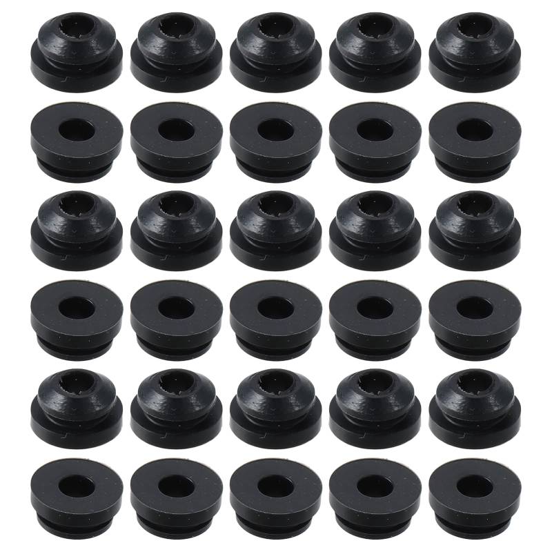 Fegat 30 Stück Topfträgergummis Gummidurchführungen, Gummitüllen für Topfstützen mit 5mm Rostgummifüße Stäben von Dometic, Smev und Thetford Zubehör für Wohnmobil-Kochfeld von Fegat