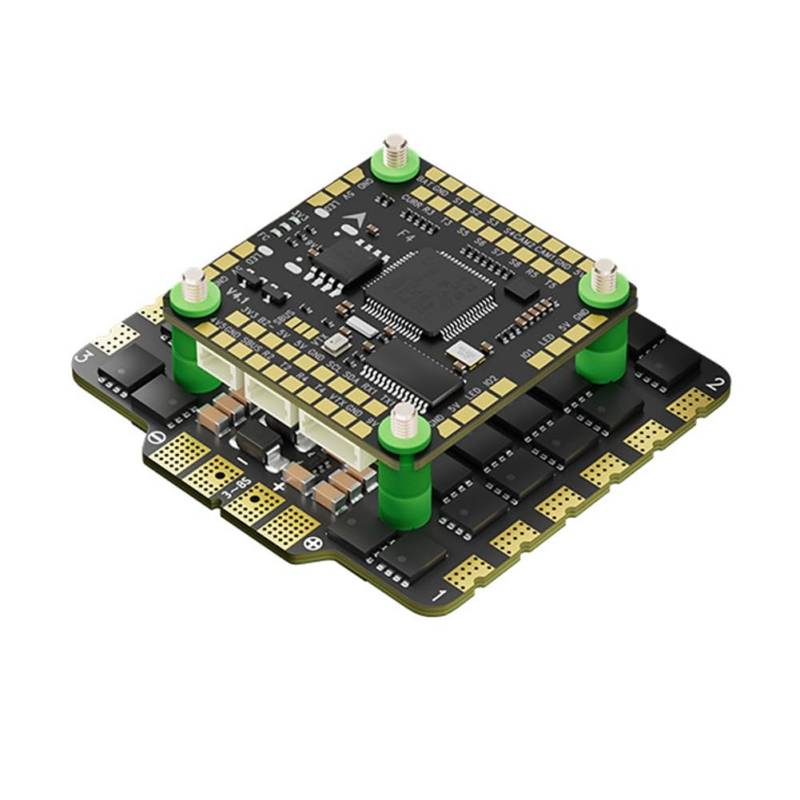 Fegtrtyoa F4100 V4 FPV Stack FC&ESC F405 V4 Flugsteuerung 100A AM32 3-8S ESC DSHOT600 für FPV Racing Drohne von Fegtrtyoa