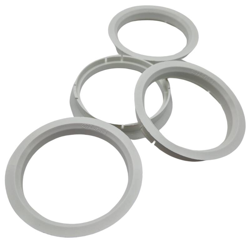 4x Zentrierringe 72,5-65,1 | 72.5 auf 65.1 | kompatibel mit Borbet | Weiss von Felgenfactory