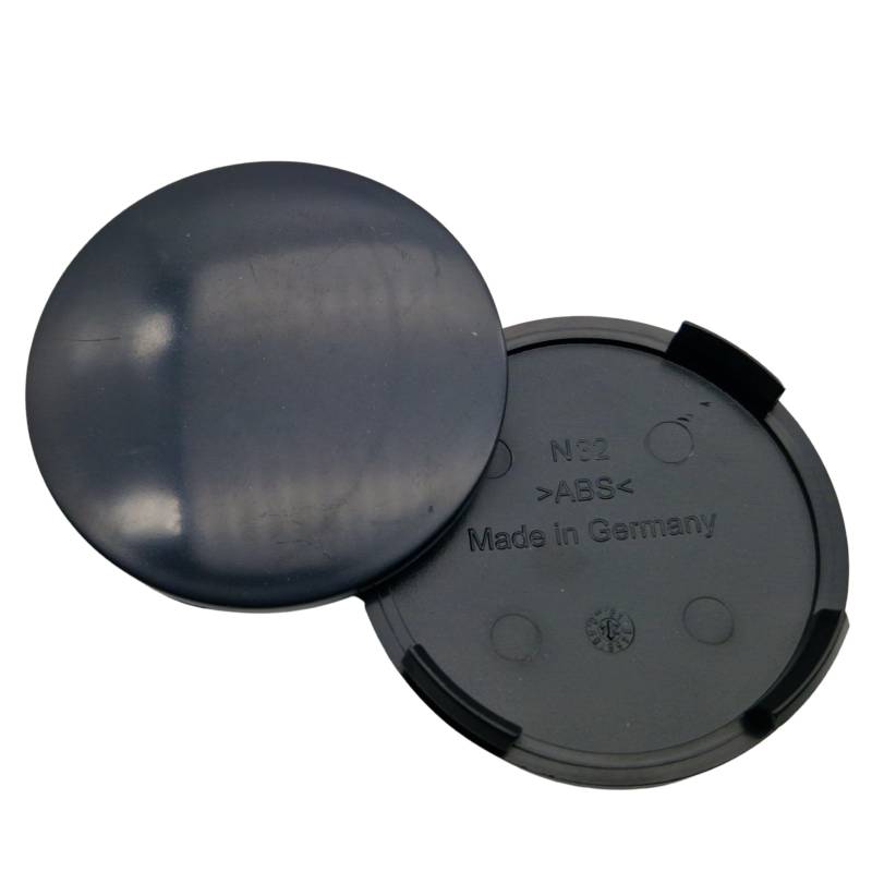 1x Nabendeckel 63,8mm Trägerkappe ohne Emblem Nabenkappe N32 Schwarz gewölbt von Felgenfactory