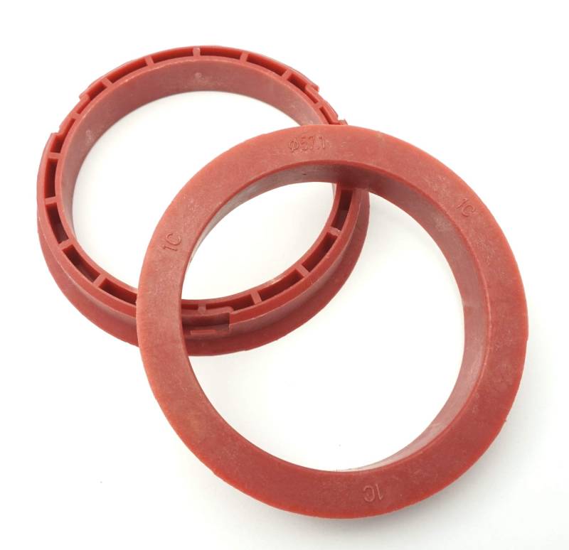 RONAL 1x Zentrierring 68,0-57,1/68 auf 57,1 Rot kompatibel mit Ronal Felgen von Felgenfactory