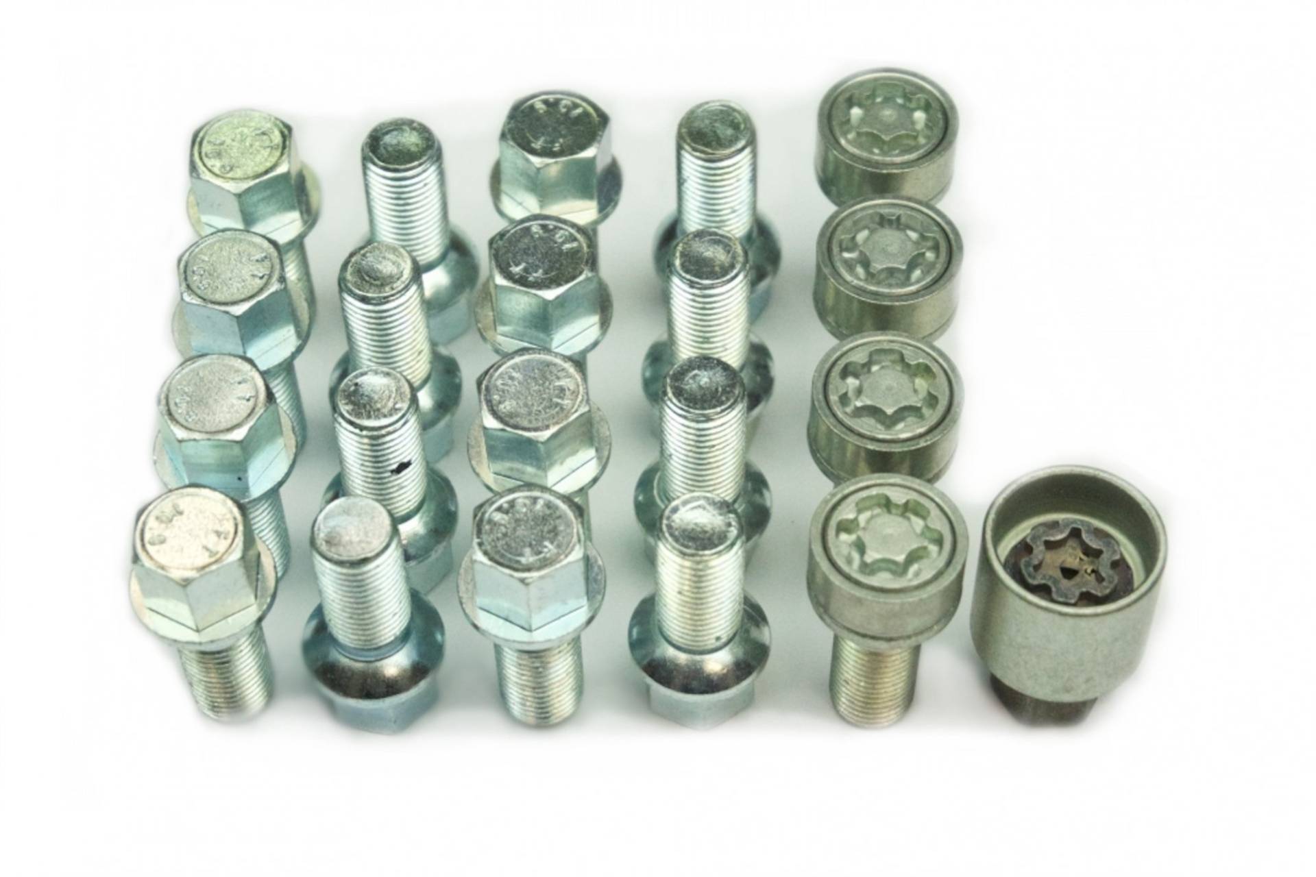 Felgenschloss & Radschrauben im Set - M14x1,5 x 28mm - Kugel R14 - SW17 Felgenschloss & Radschrauben im Set - M14x1,5 x 28mm - Kugel R14 - SW17 von Felgenschlösser.de