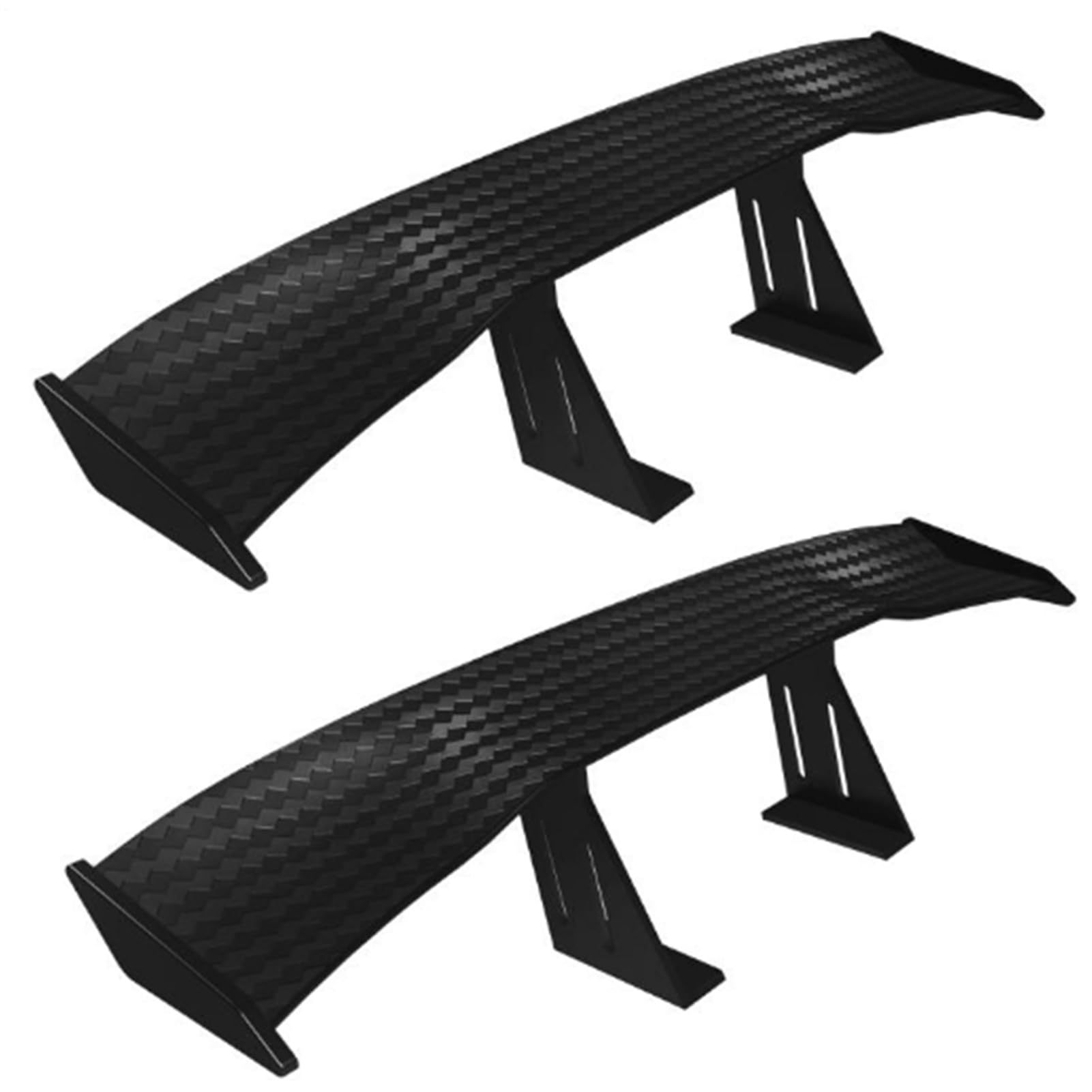 2 Stück Auto Spoiler Wing, Auto Heckflügel Dekoration Spoilerflügel, Ornament Spoiler Flügel - Langlebiger, Heckspoiler Für Dekoration, Fahrzeugstabilität, Allgemeine Verwendet Werden von Fenayuu