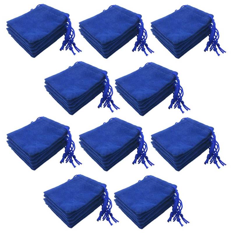 Fenteer 50 Stücke Samt Geschenk Sußigkeiten Säckchen 5x7cm von Fenteer