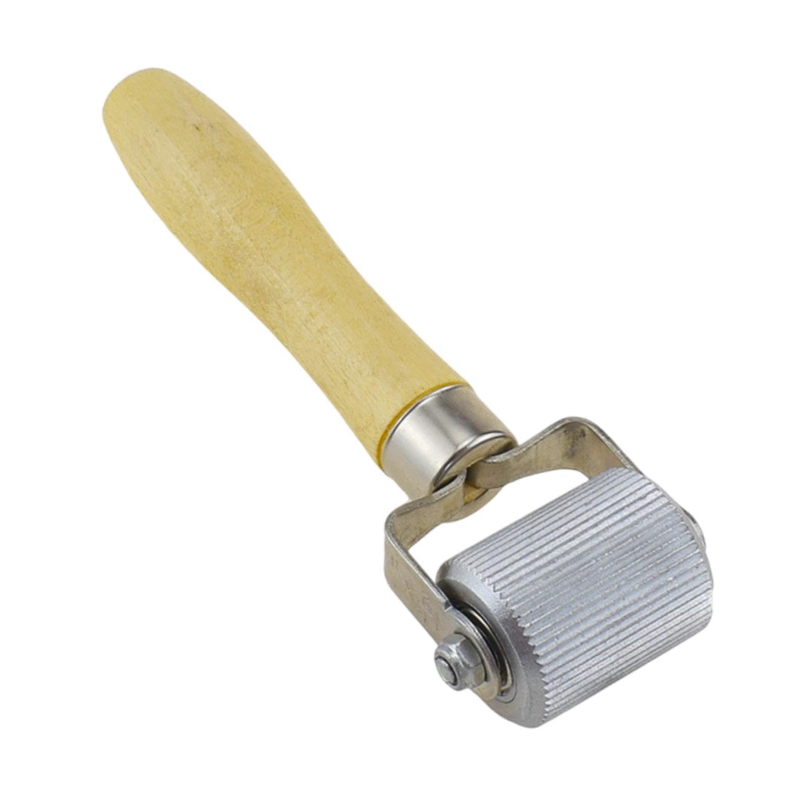 Fenteer Reifen Verdichtung Roller Automobil Reifenrolle Multifunktional leichte hölzerne Griff Rohrstichstichrad, 4cm Fenteer Reifen Verdichtung Roller Automobil Reifenrolle Multifunktional leichte hölzerne Griff Rohrstichstichrad, 4cm von Fenteer