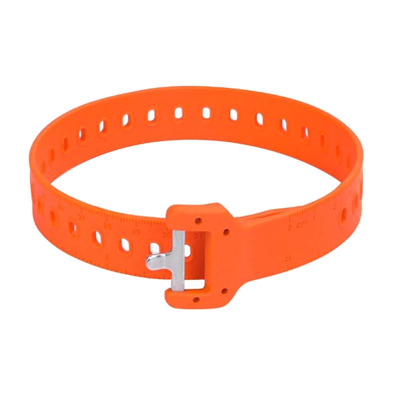 Fenteer Spanngurt, multifunktionales Zurrseil, 41 cm, wasserdicht, vielseitig einsetzbar, mit Schnalle, schnelles Entbündeln für Outdoor-Abenteuer-Werkzeuge, Orange von Fenteer