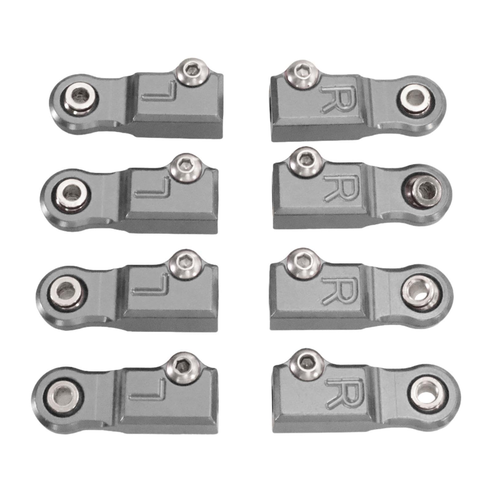 Fenteer Spurstangen-Kugelkopf, Stangenende, einfach zu installierende Aluminiumlegierungsteile, robuster, Leichter Kugelgelenkkopfhalter aus Metall für, Grau Fenteer Spurstangen-Kugelkopf, Stangenende, einfach zu installierende Aluminiumlegierungsteile, robuster, Leichter Kugelgelenkkopfhalter aus Metall für, Grau von Fenteer