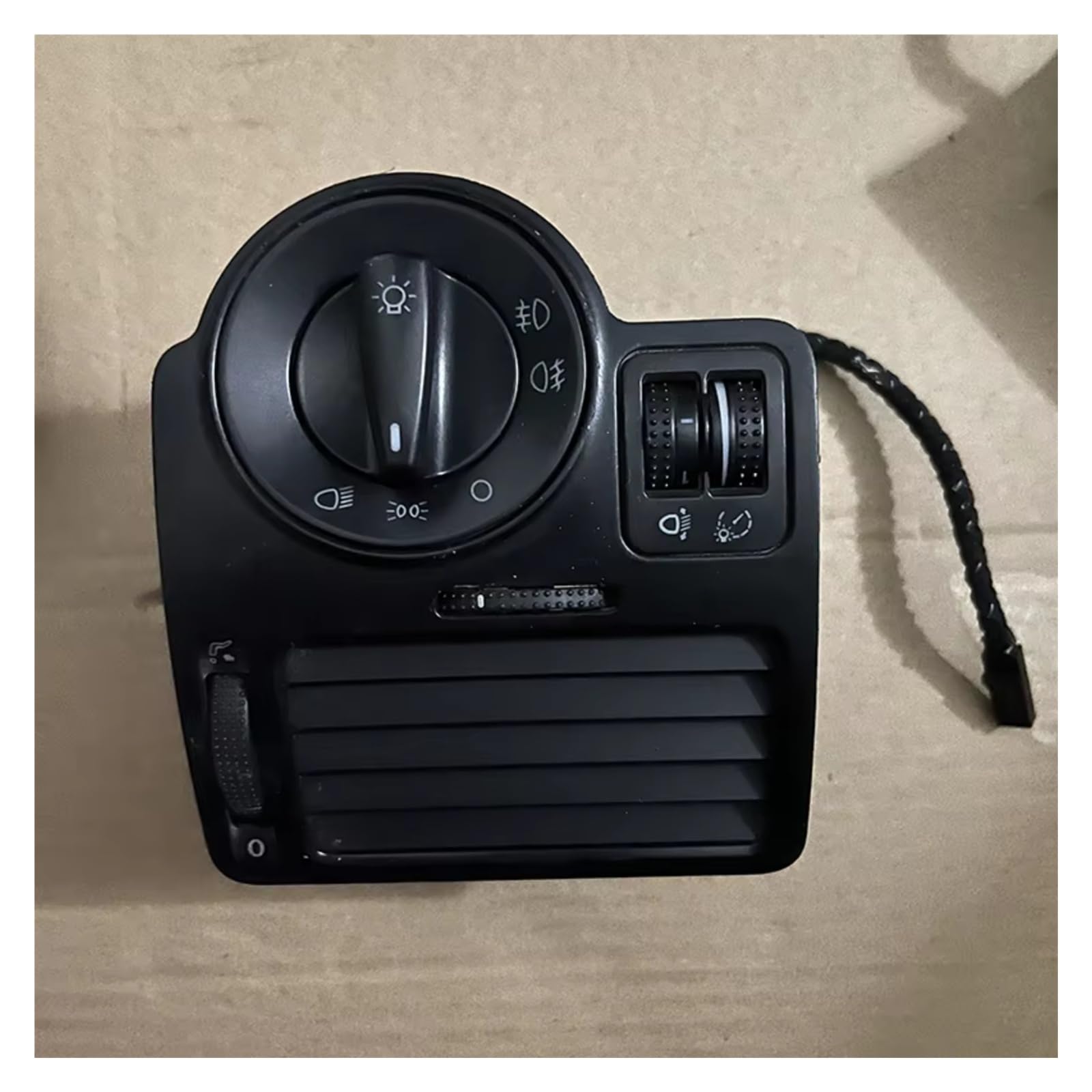 Feoosvx Klimaanlage Lüftungsdüse FÜR MK4 FÜR Golf 4 1J1819710B Instrument Air Outlet Zentrale klimaanlage Air Outlet Autoklimaanlage Gitter(Left 1) von Feoosvx