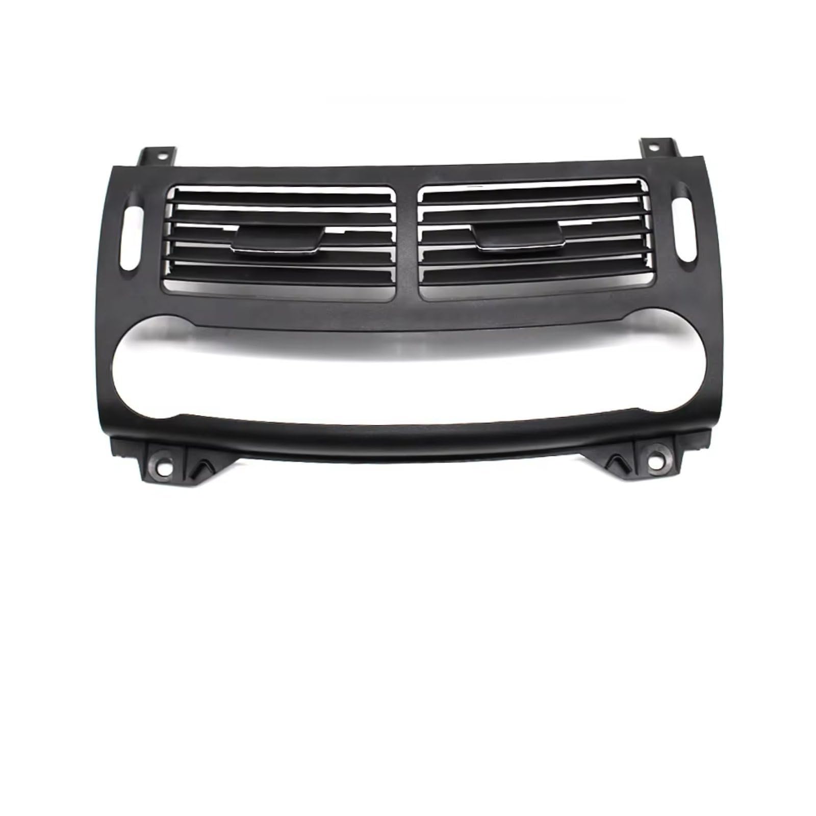 Feoosvx Klimaanlage Lüftungsdüse Für Benz E-Klasse W211 2003–2008 E200 E230 E260 E280 E300 Front-Dashboard Klimaanlage Ac Vent Grille Cover Panel Autoklimaanlage Gitter(Black-Central) von Feoosvx