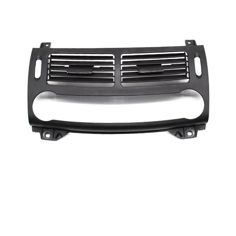 Feoosvx Klimaanlage Lüftungsdüse Für Benz E-Klasse W211 2003–2008 E200 E230 E260 E280 E300 Front-Dashboard Klimaanlage Ac Vent Grille Cover Panel Autoklimaanlage Gitter(Black-Central) von Feoosvx