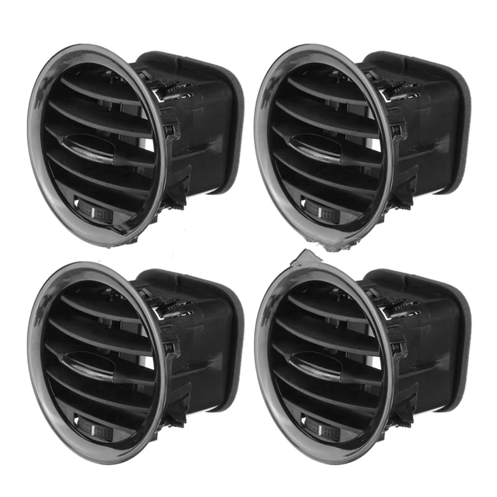 Feoosvx Klimaanlage Lüftungsdüse Für Opel Für ADAM Für Corsa D Für MK3 Für Vauxhall 13417363 2201099 13365420 A/C Air Vent Abdeckung Outlet Grille Schwarz/Chrom Autoklimaanlage Gitter(4 x Black) Feoosvx Klimaanlage Lüftungsdüse Für Opel Für ADAM Für Corsa D Für MK3 Für Vauxhall 13417363 2201099 13365420 A/C Air Vent Abdeckung Outlet Grille Schwarz/Chrom Autoklimaanlage Gitter(4 x Black) von Feoosvx