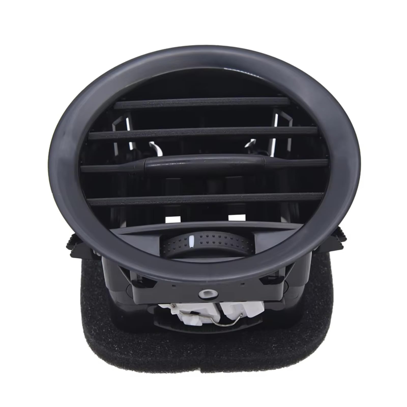 Feoosvx Klimaanlage Lüftungsdüse Für Opel Für ADAM Für Corsa D Für MK3 Für Vauxhall 13417363 2201099 Schwarz/Chrom A/C Air Vent Abdeckung Outlet Grille Autoklimaanlage Gitter(Black 1) von Feoosvx