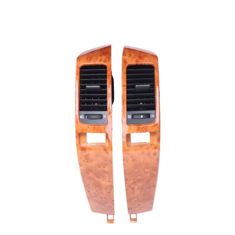 Feoosvx Klimaanlage Lüftungsdüse Für Toyota Für Prado LC-120 GX470 2003 2004 2005 2006 2007 2008 2009 Klimaanlage Outlet Hinten Anti Staub Outlet Abdeckung Autoklimaanlage Gitter(Wood A Outlet) von Feoosvx