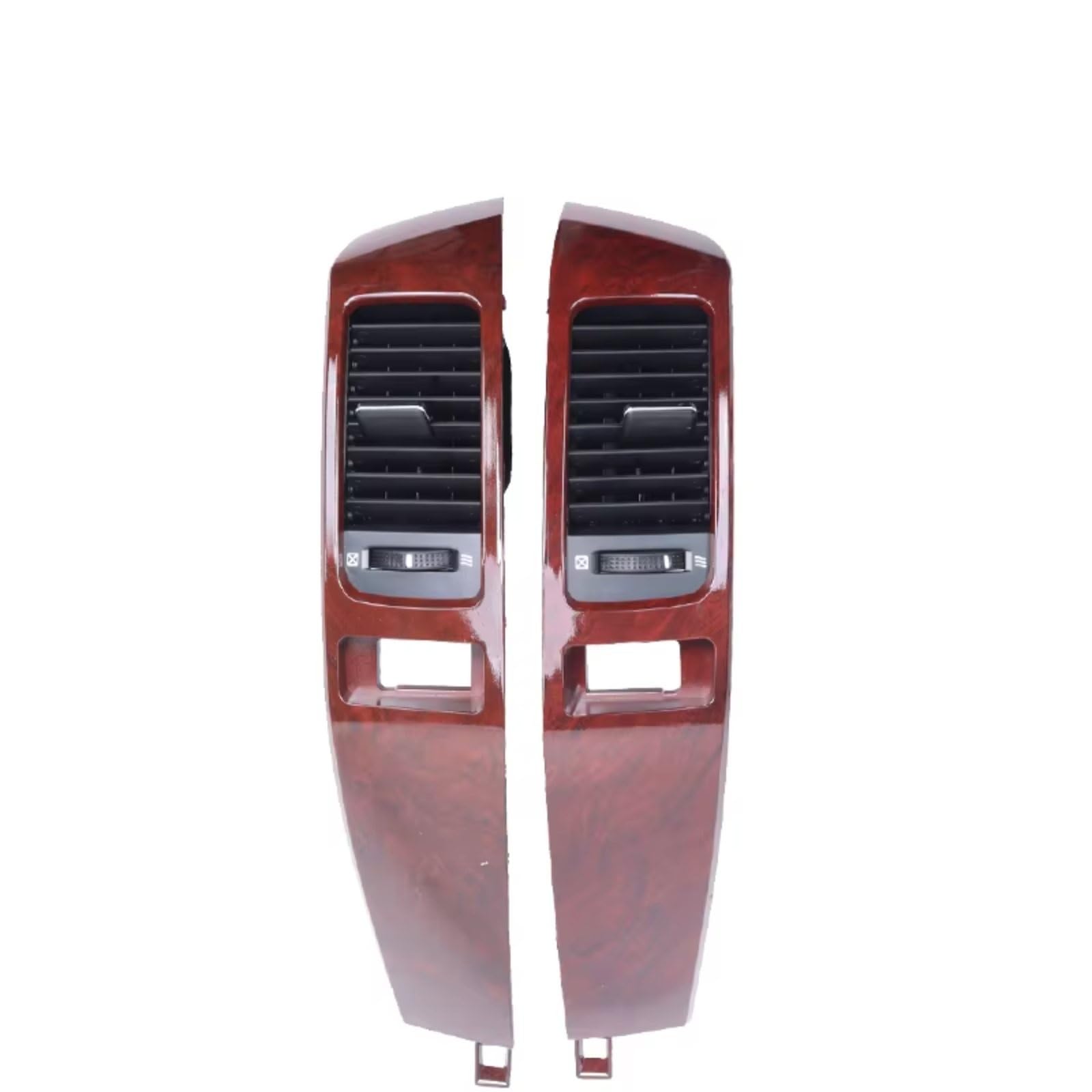 Feoosvx Klimaanlage Lüftungsdüse Für Toyota Für Prado LC-120 GX470 2003 2004 2005 2006 2007 2008 2009 Klimaanlage Outlet Hinten Anti Staub Outlet Abdeckung Autoklimaanlage Gitter(Wood B Outlet) von Feoosvx