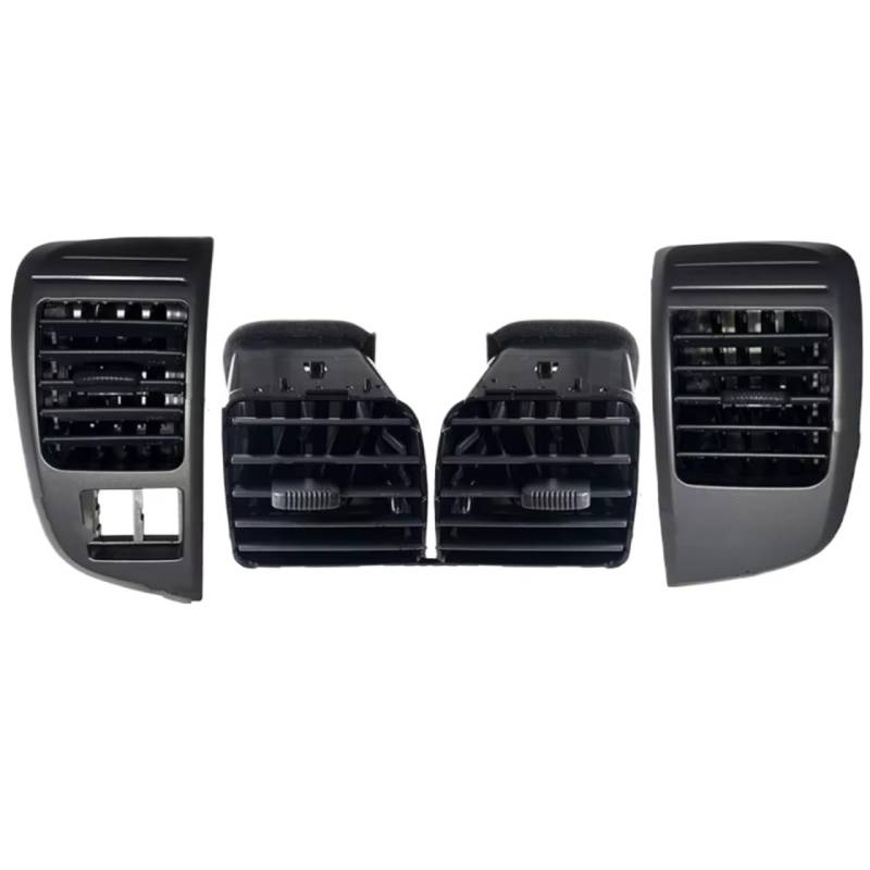 Klimaanlage Lüftungsdüse Für Isuzu Für D-Max Für MU-X Dashboard Air Outlet Klimaanlage Kühl Warm A/C Autoklimaanlage Gitter(4 Piece) von Feoosvx