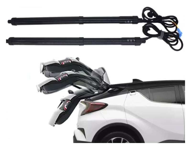 Kofferraum-Gasfeder Für Toyota Für CHR Für C-HR 2016+ Steuerung Kofferraums Elektrische Heckklappe Automatische Kofferraumöffnung Drift Drive Power Kit Gasfeder Dämpfer Heckklappe(With Kick Sensor) von Feoosvx