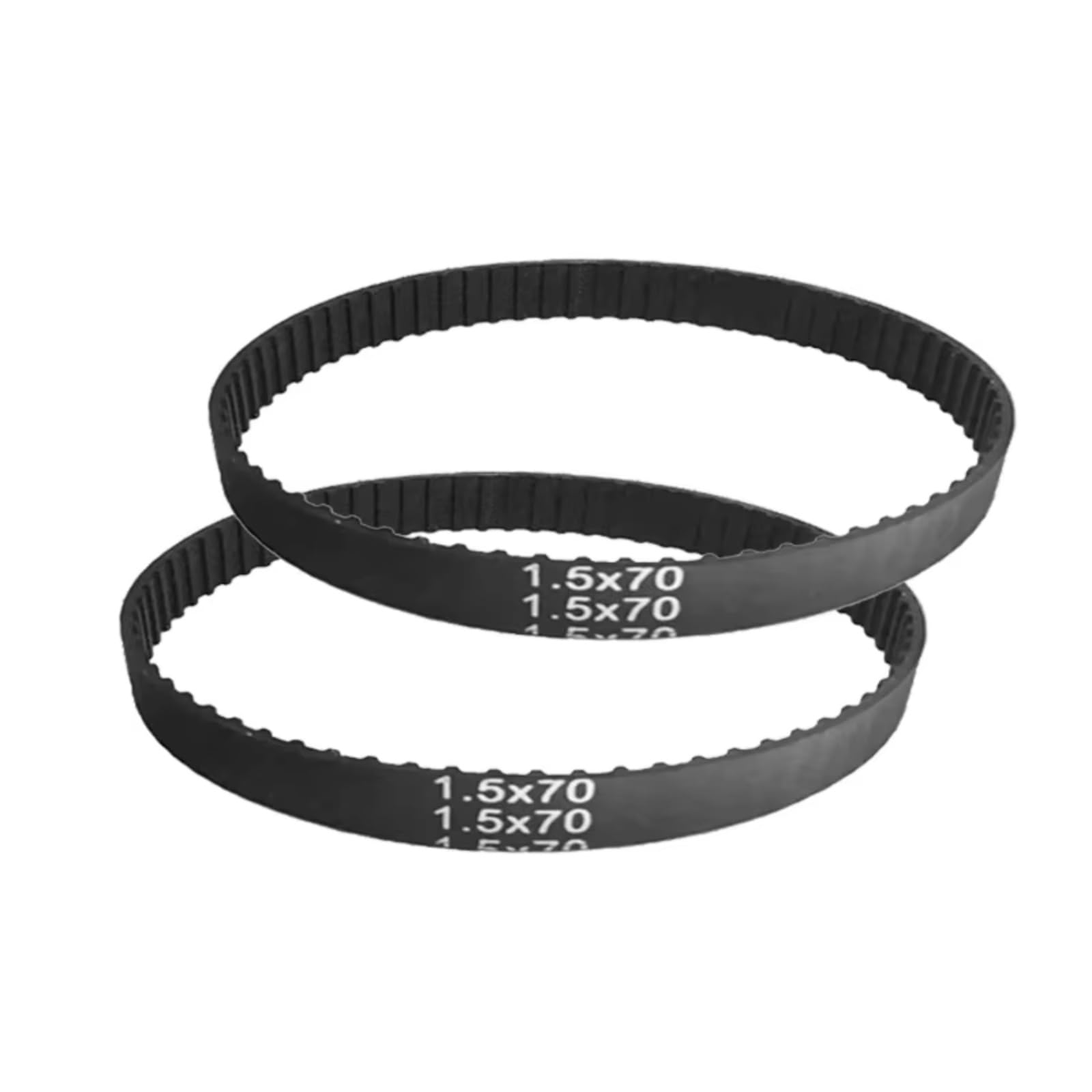 Motorrad Antriebsriemen Antriebszahnriemen 1,5x70 Gummiriemen 70 Zähne 329,70mm 10mm Breite Keilriemen(2 Piece) von Feoosvx