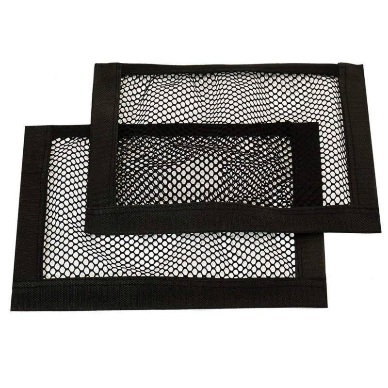 Ferocity Universale Netztasche Beutel mit Klett 2er Pack (haftet an Kofferraum) Organizer 40 x 20 cm 2 Stück [031/1] von Ferocity