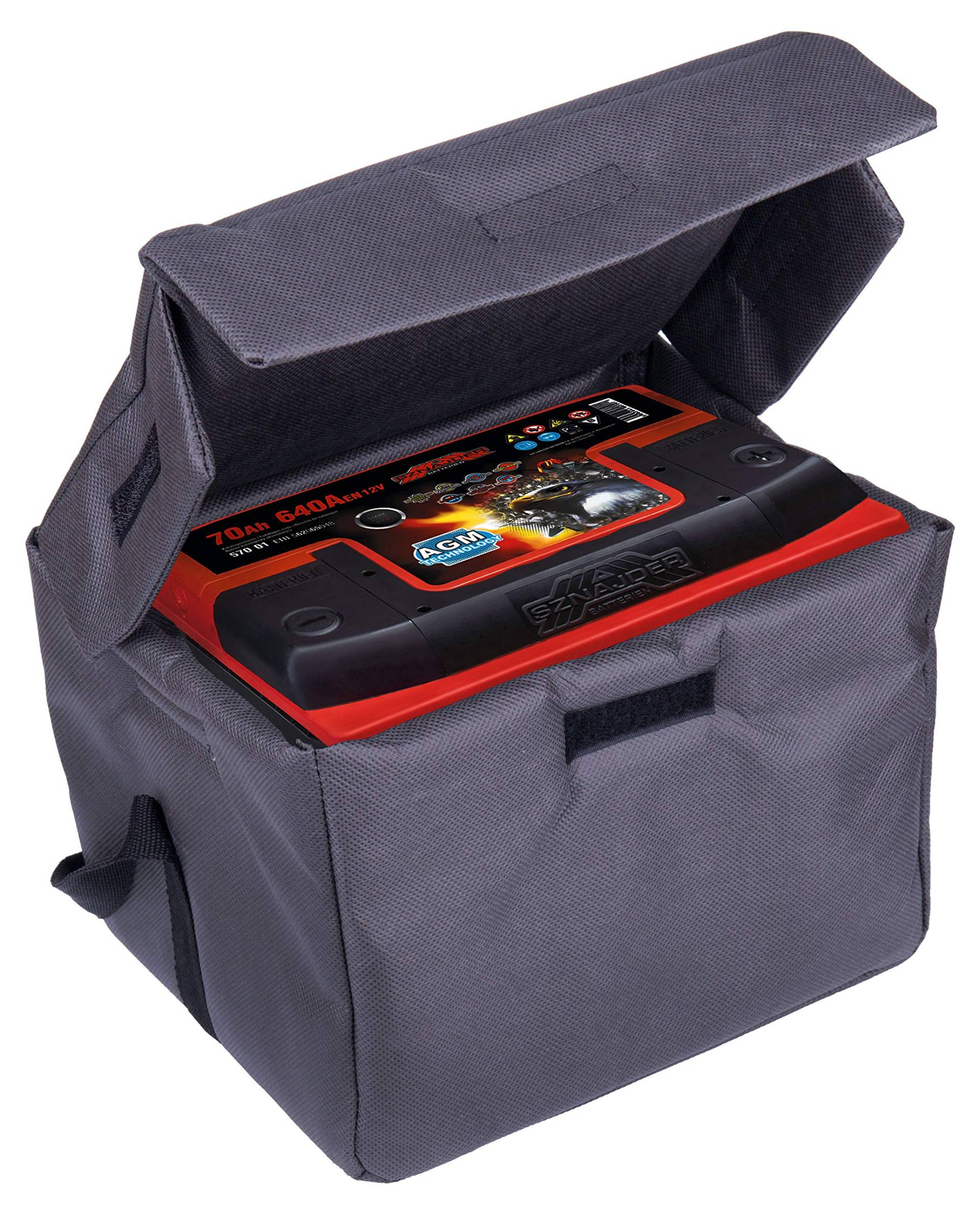 Ferocity Termo-Batterietasche Batterieschutz Frostschutz Batteriehülle Thermotasche für 65-75 Ah geeignet, Größe L von Ferocity