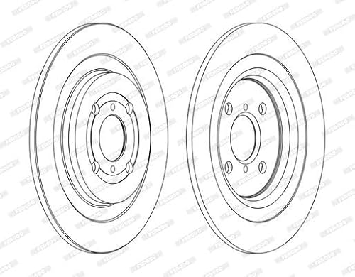 2x FERODO Bremsscheibe Hinten Ø278mm Höhe: 25mm Dicke: 9mm voll DDF1588C 2x FERODO Bremsscheibe Hinten Ø278mm Höhe: 25mm Dicke: 9mm voll DDF1588C von Ferodo