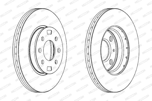 2x FERODO Bremsscheibe Vorne Ø256mm Höhe: 47mm Dicke: 22mm Belüftet DDF1603C 2x FERODO Bremsscheibe Vorne Ø256mm Höhe: 47mm Dicke: 22mm Belüftet DDF1603C von Ferodo