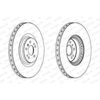 Bremsscheibe FERODO DDF1534C-1 Bremsscheibe FERODO DDF1534C-1 von Ferodo