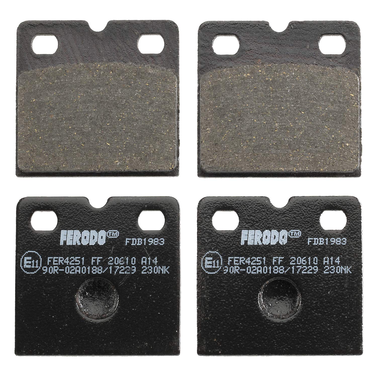 Ferodo FDB1983 PREMIER Bremsbelagsatz, Scheibenfeststellbremse - (4-teilig) Ferodo FDB1983 PREMIER Bremsbelagsatz, Scheibenfeststellbremse - (4-teilig) von Ferodo