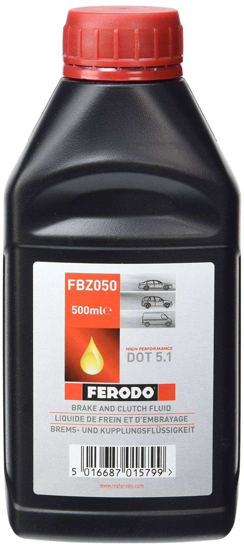 Ferodo FBZ050 Bremskraftverstärker, Bidon de 500 ml von Ferodo