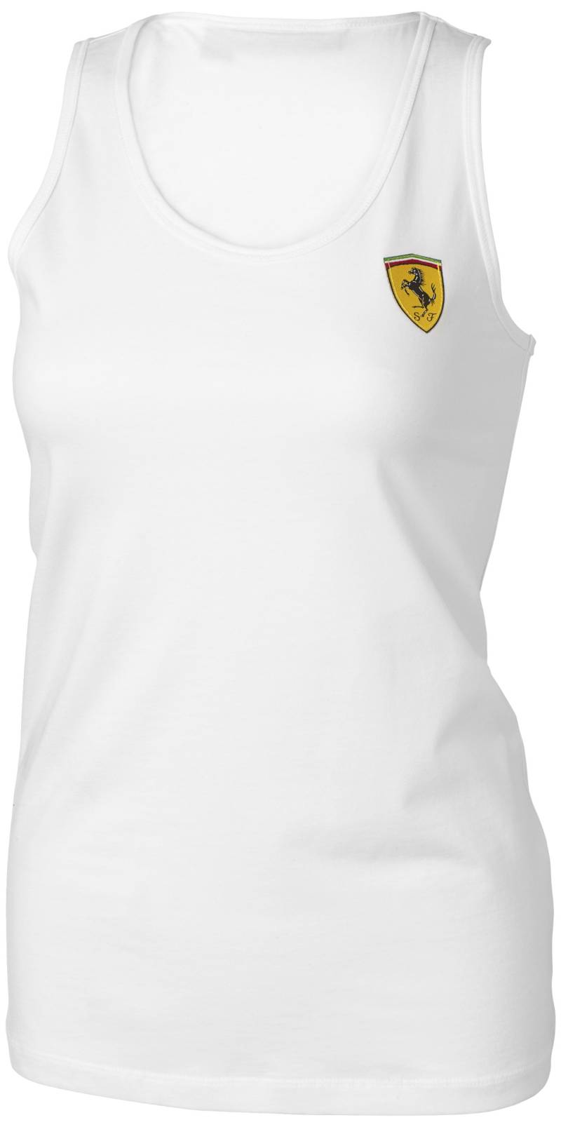 Ferrari Damen Racer Back Top, Weiß, M von Ferrari