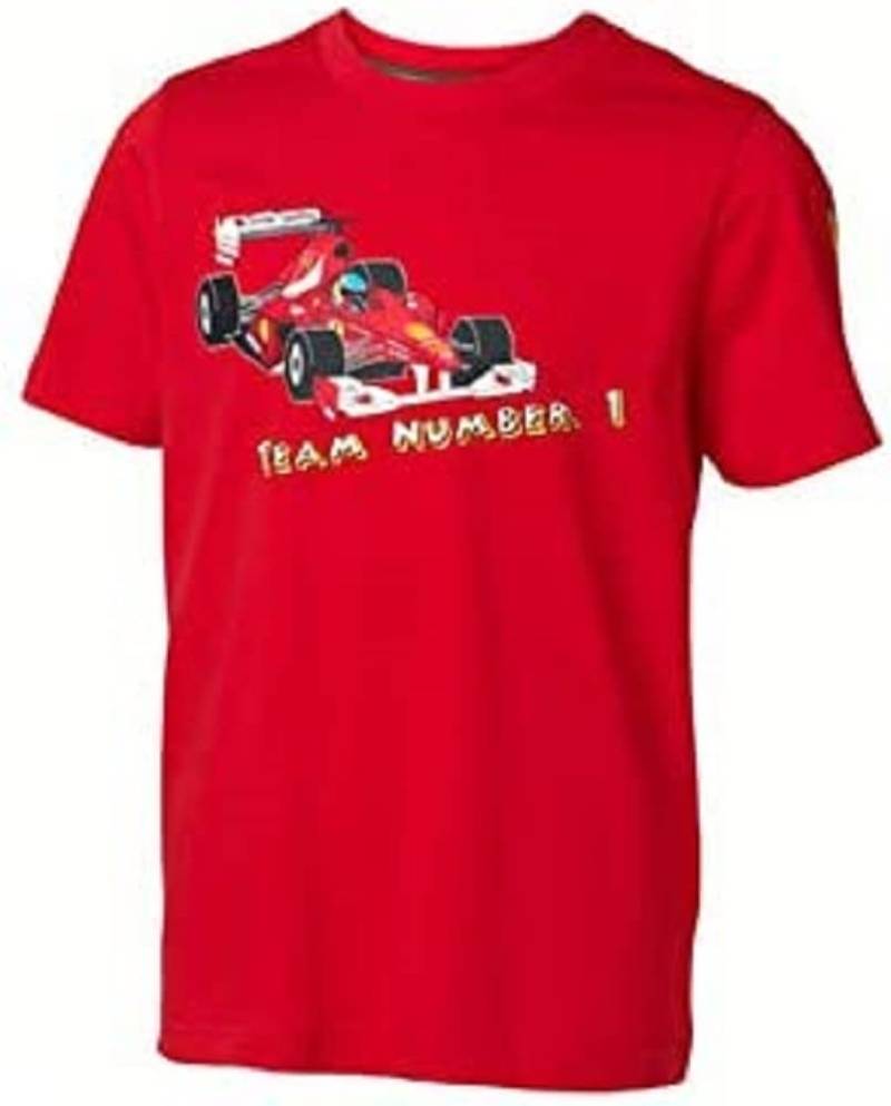 sportwear Ferrari Team Shirt Scuderia Rot Grösse 6 Jahre von Ferrari