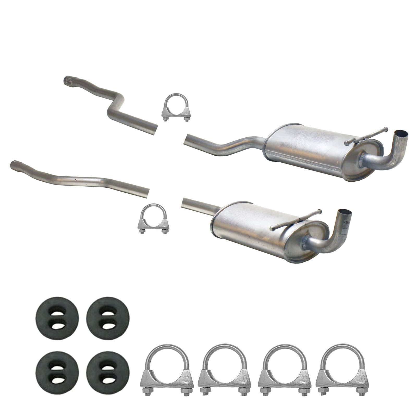Ferroz Export Ersatz für Auspuff Mittelschalldämpfer links und rechts Ford Capri II und III 2.0-3.0 Ferroz Export Ersatz für Auspuff Mittelschalldämpfer links und rechts Ford Capri II und III 2.0-3.0 von Ferroz Export