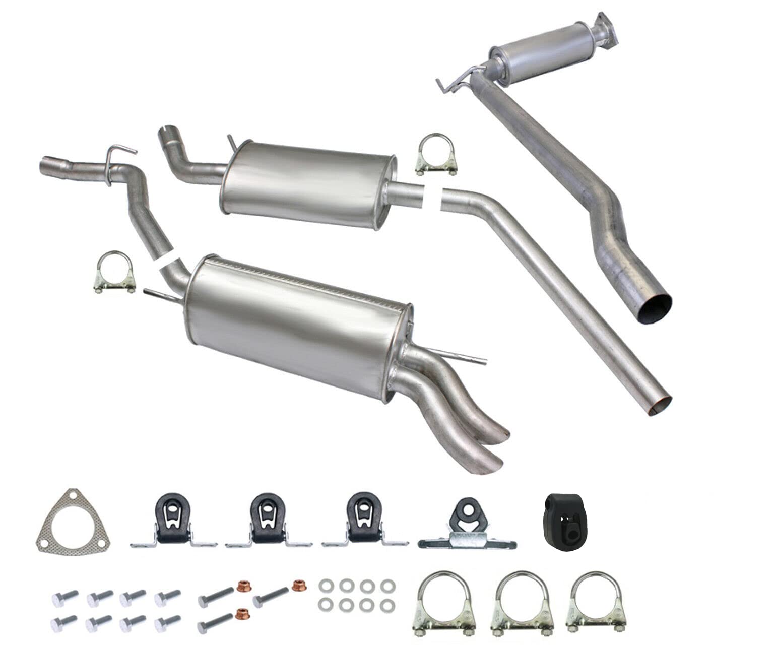 Ferroz Export Ersatz für Komplette Auspuffanlage Auspuff VW T4 Transporter 2.5 TDI 01.1996-09.2003 kurz & lang Ferroz Export Ersatz für Komplette Auspuffanlage Auspuff VW T4 Transporter 2.5 TDI 01.1996-09.2003 kurz & lang von Ferroz Export
