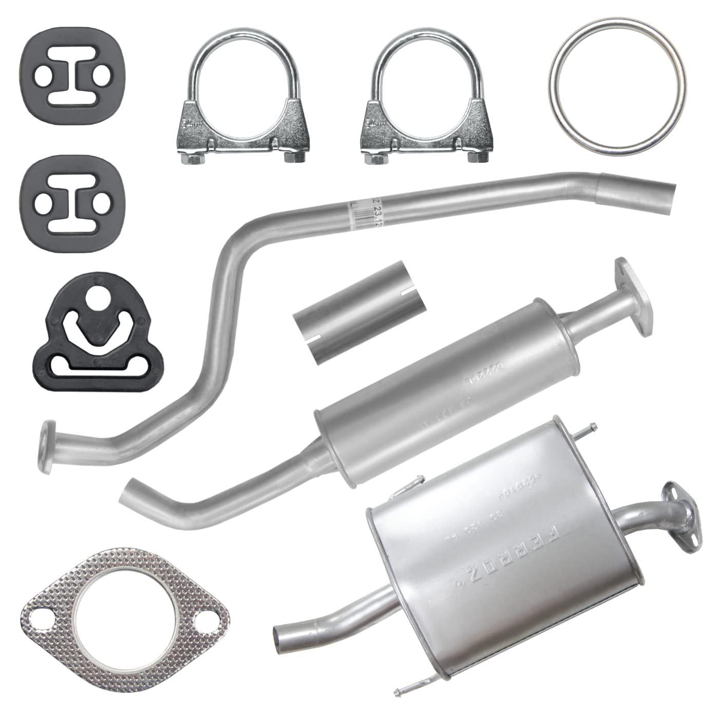 Auspuffanlage Schalldämpferset Auspuff für Almera Tino 1.8i von Ferroz