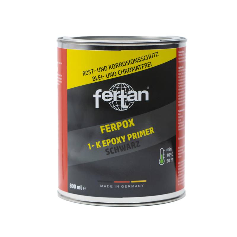 Ferpox 1-K 800 ml Schwarz RAL 9005 von Fertan
