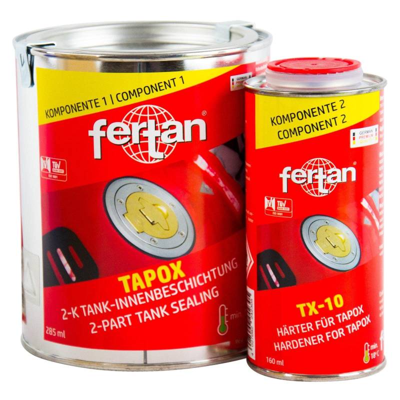 Fertan 24501 Tapox 2-K Beschichtung, Rot von Fertan