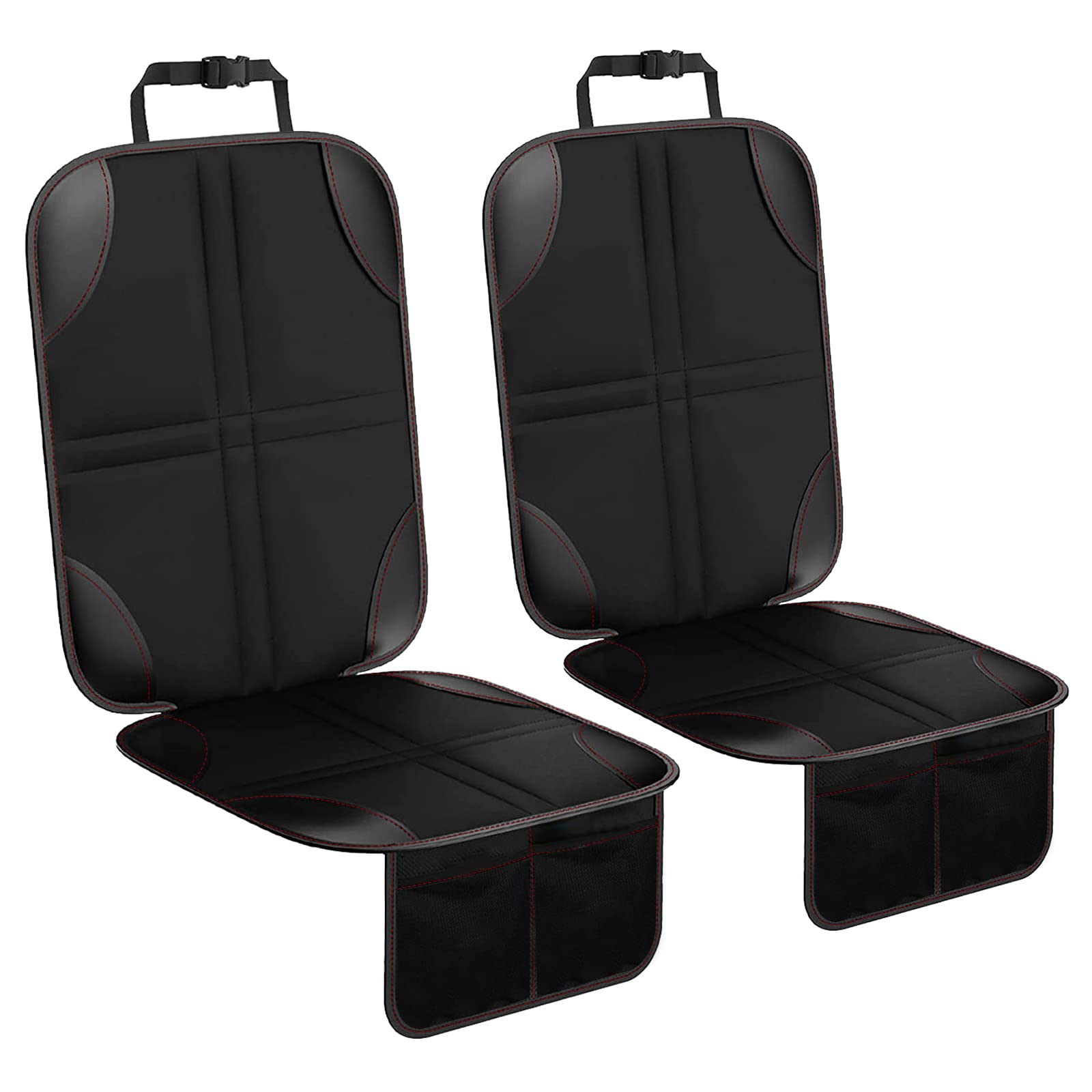 Fervalyna 2 Stück Kindersitzunterlage Isofix, rutschfest Wasserabweisender Autositzschoner, Universell Sitzschoner Auto Kindersitz, Autositzauflage mit Netztaschen, Schutzunterlage, Autositzschutz Fervalyna 2 Stück Kindersitzunterlage Isofix, rutschfest Wasserabweisender Autositzschoner, Universell Sitzschoner Auto Kindersitz, Autositzauflage mit Netztaschen, Schutzunterlage, Autositzschutz von Fervalyna