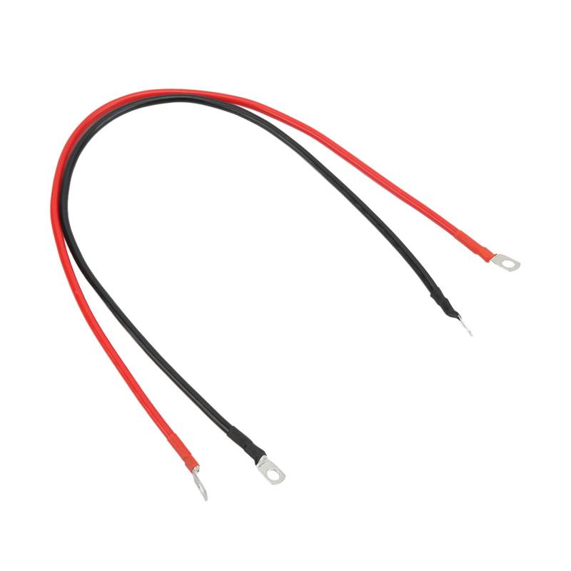 10 Gauge Positive und Negative Stromwechselrichterkabel, PVC+Kupfer, Flammhemmende, Wärmeisolierung, 50 Cm, für Autos, Lastwagen, Schiffe, Solarenergie, ATVs von Fesjoy