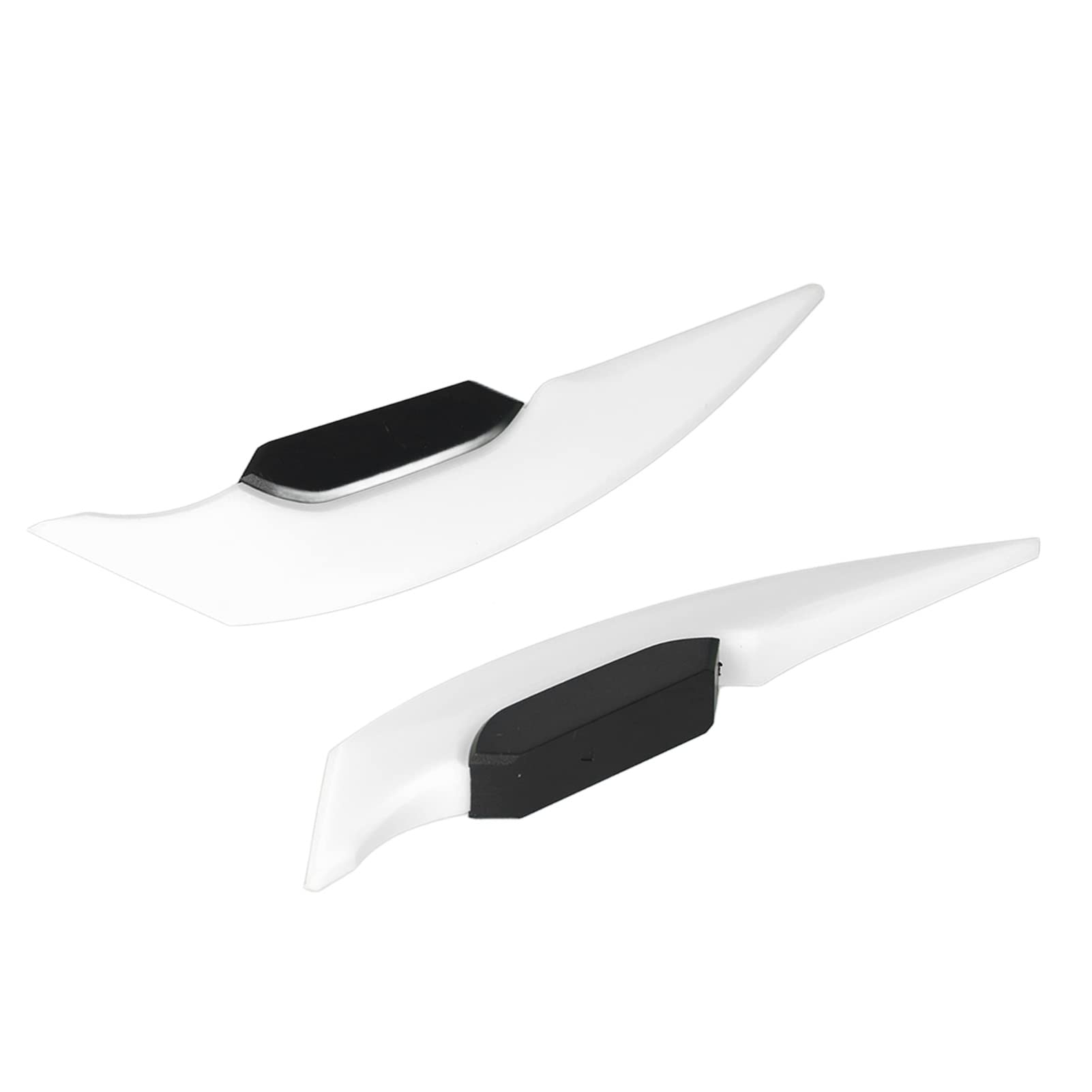 Aggressives Aussehen, Universeller Winglet -Spoiler für Alle Elektrofahrräder, Motorrad -Seitenspoiler mit Hochwertigem ABS -Material, Keine Komplexen Installationen (Weiß) von Fesjoy
