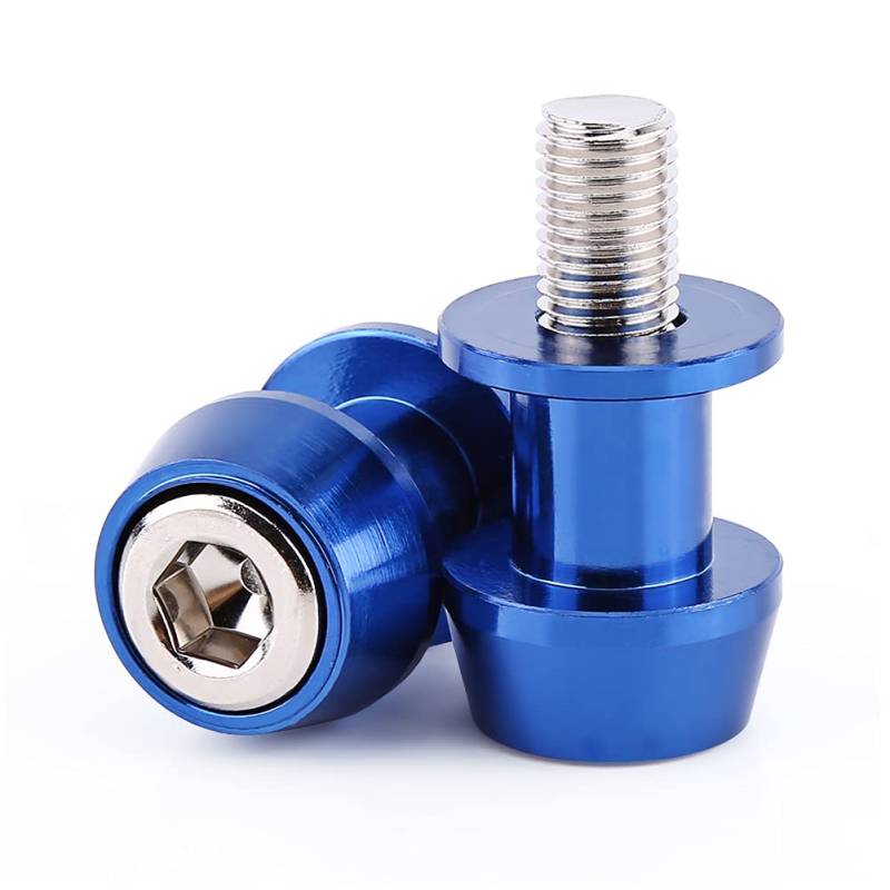 Aluminiumlegierung Swing Arm Spool Sliders Stand Swingarm Spulen, Hard CNC Bearbeitet, Stabil mit Sicherheitslippen für S1000RR ZX10R Z800 Z1000 ZX6R 250 ER6 Z 250 ER6F (10 mm von Fesjoy