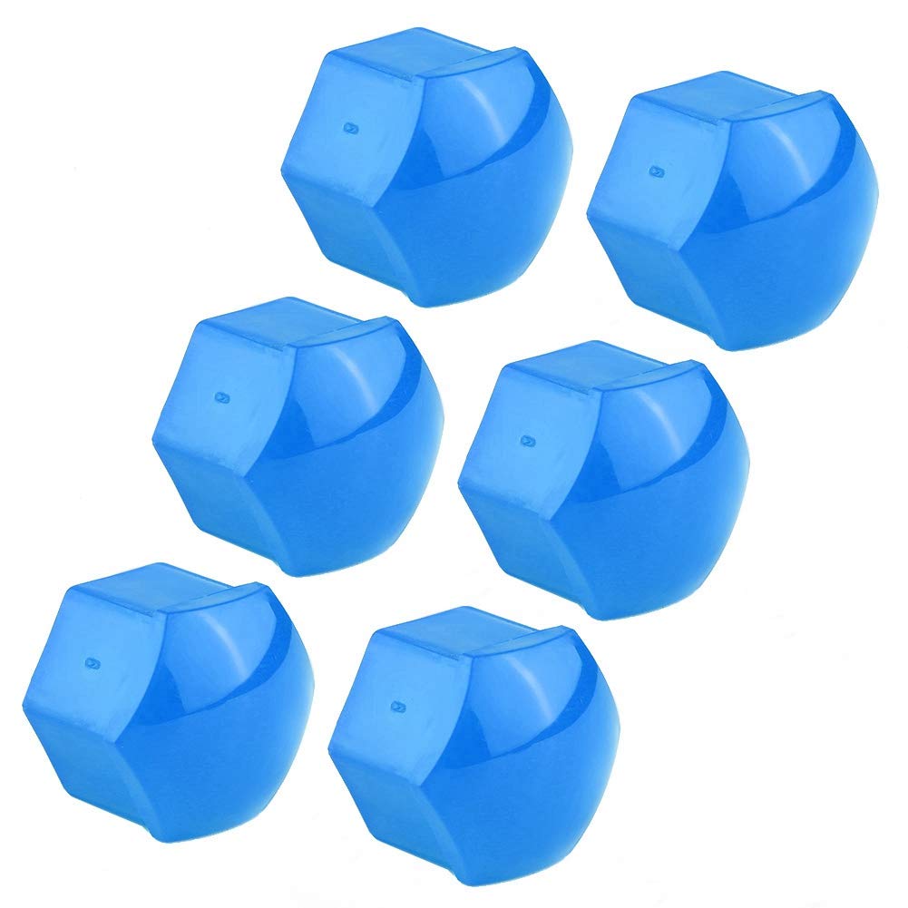 Anti -Diebstahl -Autorad -Hub -Schraubenbedeckungskappen, 20 -pcs -Schutzkappe mit Nylonclip für 17 -mm -Radschrauben (Blau) von Fesjoy