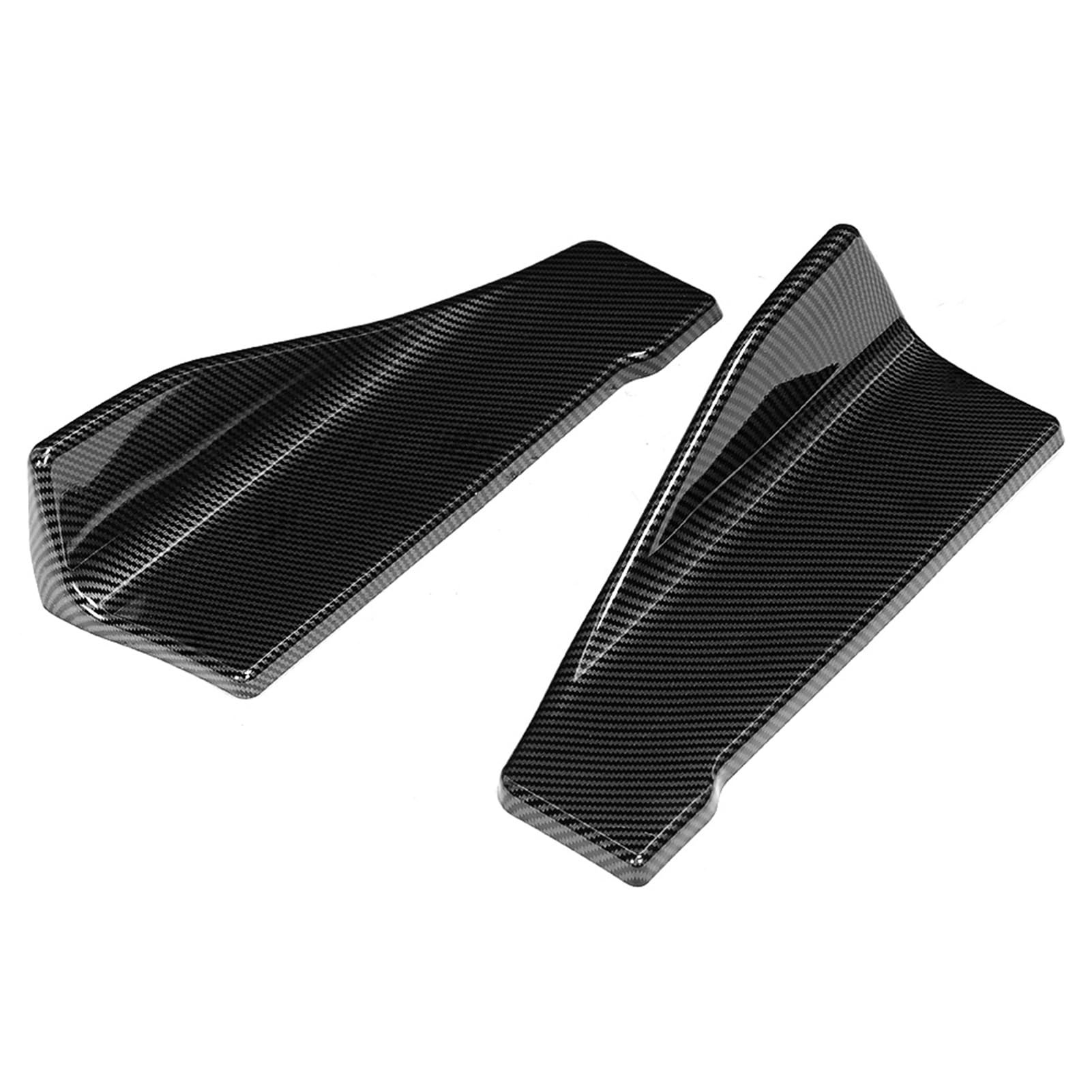 Carbonfaser -Heck -Lippenflächenschürzen, 35 Cm Universelles Seitenrock für Automobile mit Heck -Stoßfänger Lippen -Splitern Carbonfaser -Heck -Lippenflächenschürzen, 35 Cm Universelles Seitenrock für Automobile mit Heck -Stoßfänger Lippen -Splitern von Fesjoy