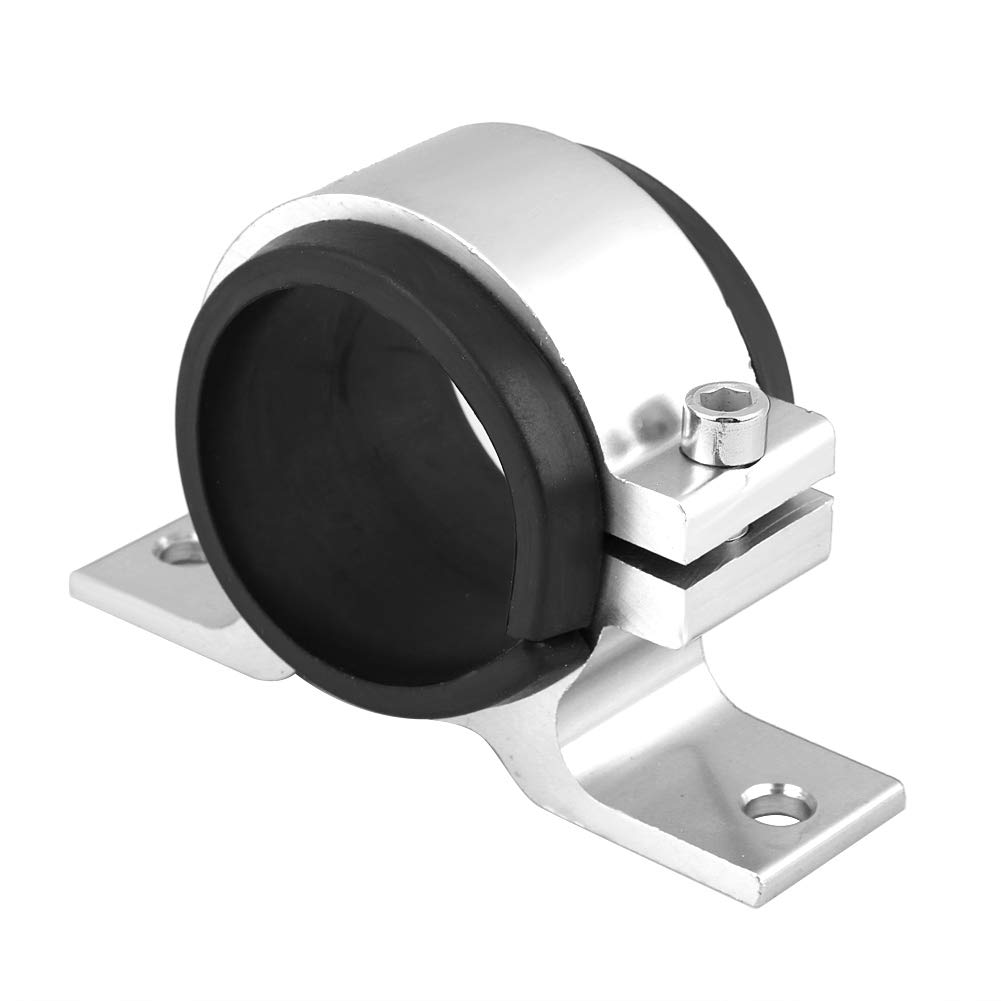 Kraftstoffpumpenklemme, Montage -Montage -Halterung mit Aluminiumlegierung mit Gummieinsatz, Universalklemme für Filter, Ultra -stabil und Korrosionsbeständig (Silber) von Fesjoy