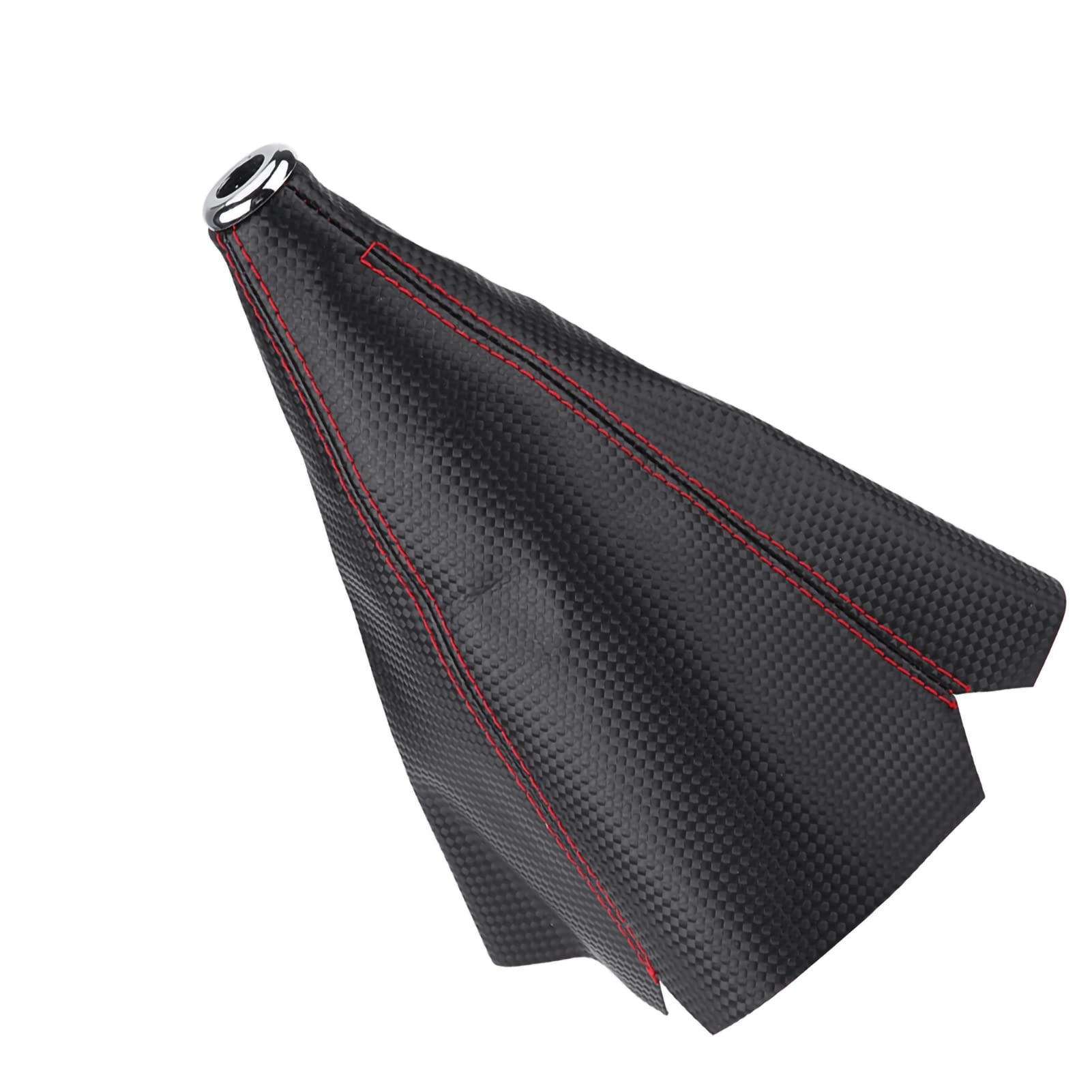 Staubschutzkappe für den Schaltknauf aus PU-Leder Im Carbonfaser-Stil, Rote Nähte, Einfach zu Installieren, Universell, mit Brandneuem Look, für die Meisten Autos mit Manueller Staubschutzkappe für den Schaltknauf aus PU-Leder Im Carbonfaser-Stil, Rote Nähte, Einfach zu Installieren, Universell, mit Brandneuem Look, für die Meisten Autos mit Manueller von Fesjoy