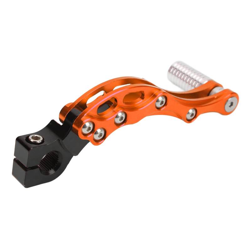 Universal Aluminiumlegierung Kick -Starthebel, Hohe Festigkeit, Verbesserung der Motorradleistung, Einfach zu Installieren (Orange) von Fesjoy